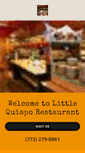 Mobile Screenshot of littlequiaporestaurant.com